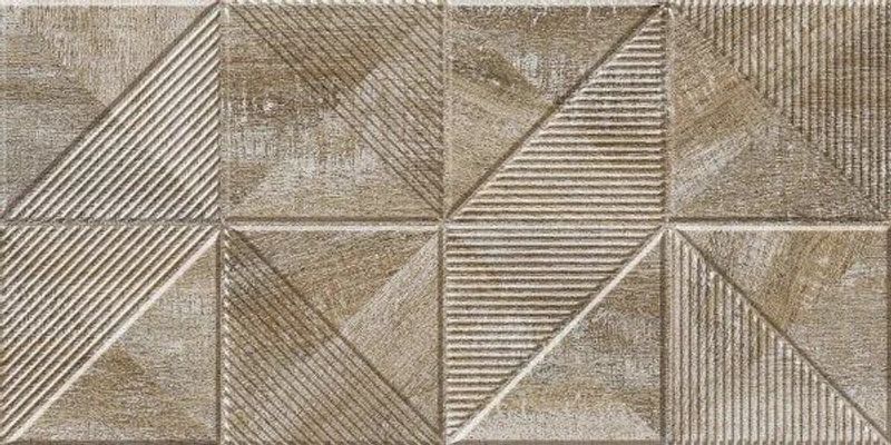 Декор BERYOZA CERAMICA Астерия Керамическая Плитка 1 коричневый 600х300х9 300х600 в уп. 1,62 м²