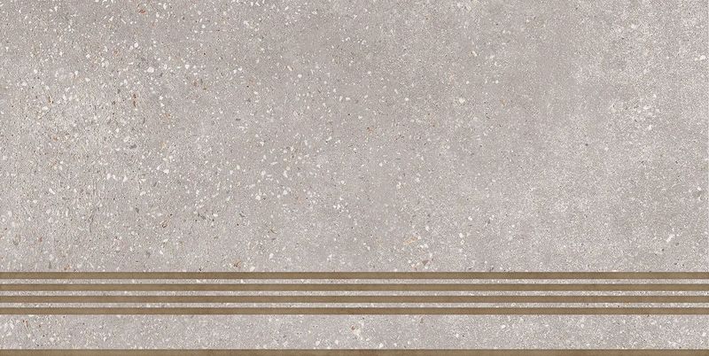 Ступень GlobalTile Коралл / Coral Rock кер. Сер. 300х600
