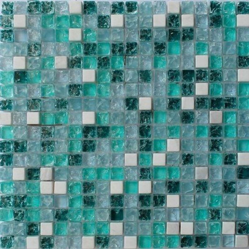 Мозаика мастера керамики glass & stone комбинированная (чип15x15) |30х30 150х150