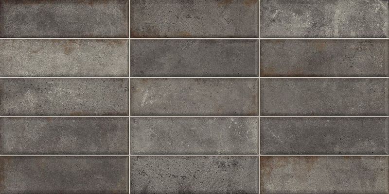 Плитка настенная New Trend Эльбрус / Elbrus Брик темно-серый / Brick Graphite 300х600, фото 1 из 4