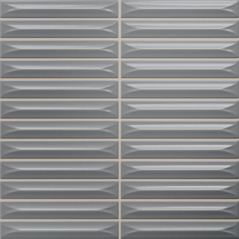 Керамическая плитка ceramica vilar albaro arrow Grey 20х20 15х100