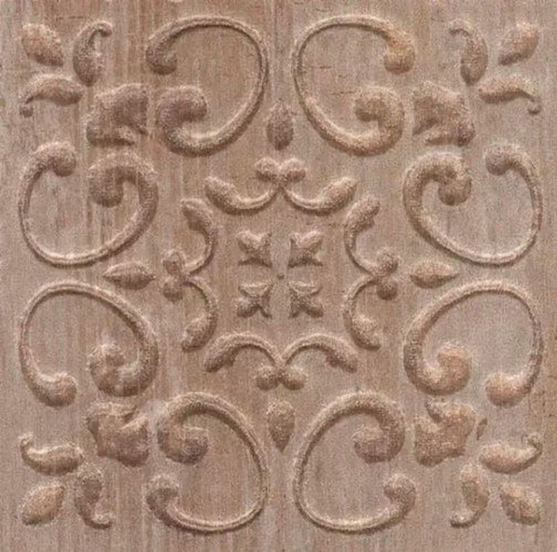 Вставка kerama marazzi браш вуд коричневый B481 99х99