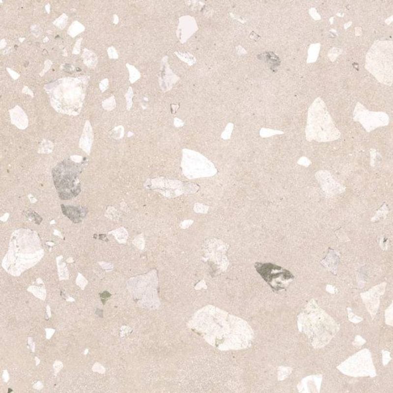 Керамогранит Шахтинская керамика Terrazzo sugar beige 01 600х600 в уп. 1,44 (4 шт.), фото 1 из 3