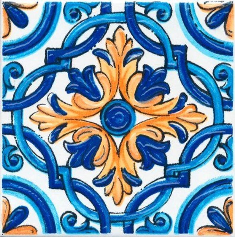 Декор kerama marazzi капри майолика А458 200х200