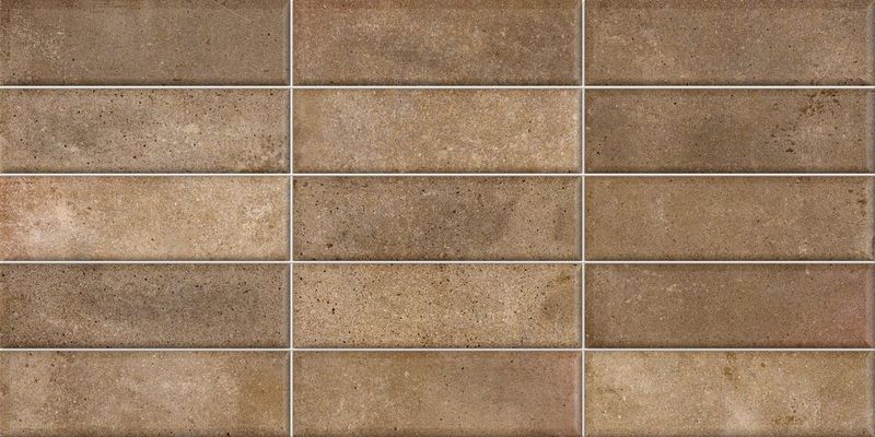 Плитка настенная New Trend Эльбрус / Elbrus Брик каштановый / Brick Marron 300х600, фото 1 из 4