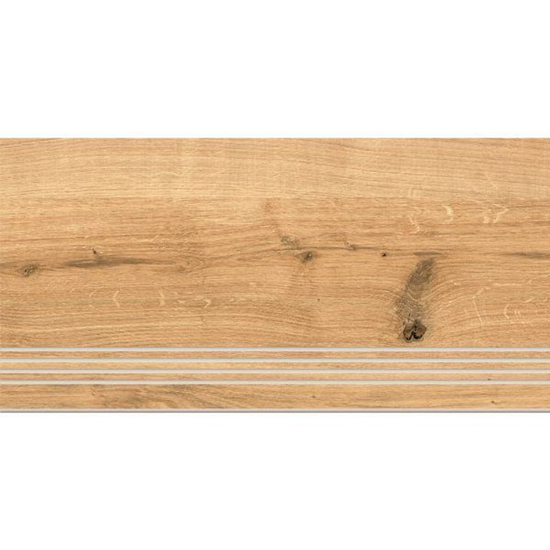 Ступень CERSANIT Woodhouse / Вудхаус коричневый 297х598 в уп. 6 шт., фото 1 из 3