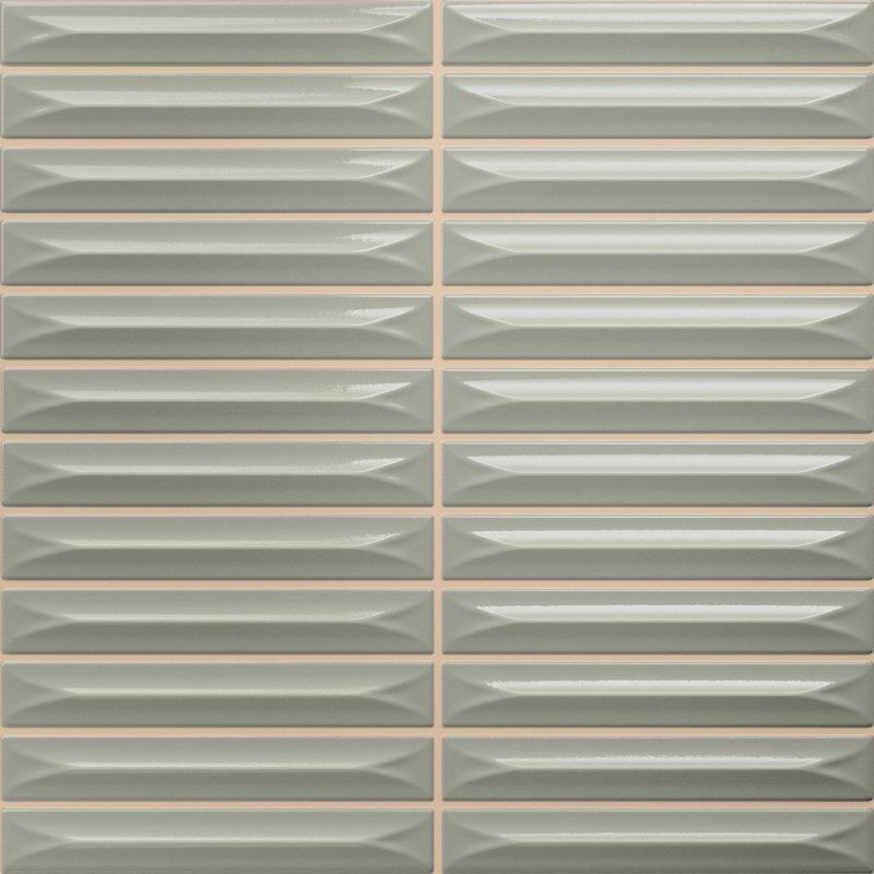 Керамическая плитка ceramica vilar albaro arrow Sage 20х20 15х100