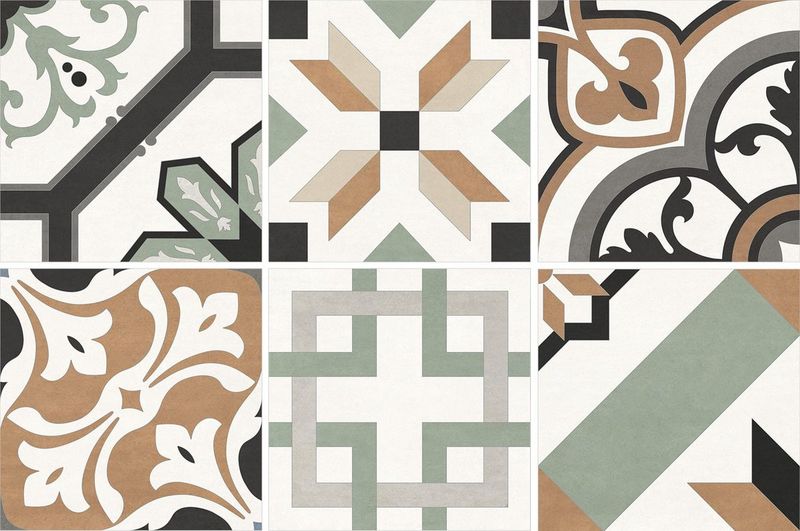 Керамогранит New Trend Дизайн Арт / Design Art (керамогранит) Дизайн Микс 1 / Design Mix 1 200х200, фото 1 из 4