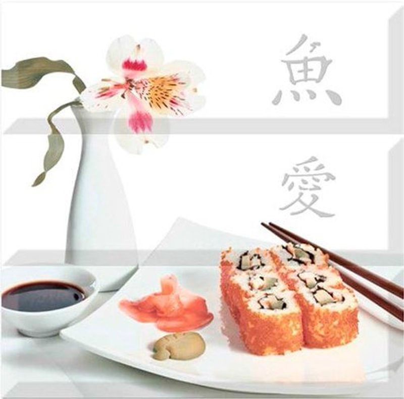 Керамическая плитка absolut keramika monocolor 10x30 Composicion Sushi 01 Fosker XX 300х300