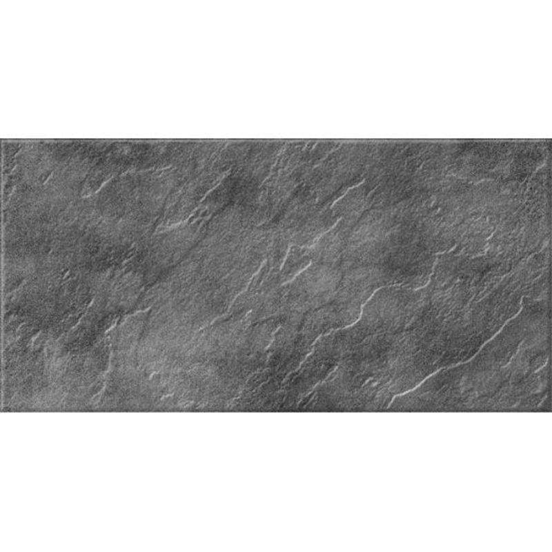 Керамогранит CERSANIT Slate / Слейт темно-серый рельеф 297х598 в уп. 1,77 (10 шт.), фото 1 из 3