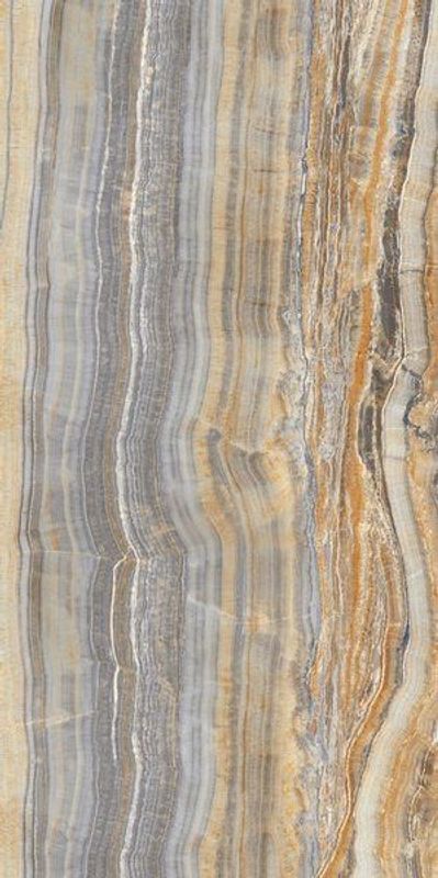 Керамогранит ariostea ultra onici Grey Onyx Vein Cut Lucidato (Shiny) 6 мм KL 750х1500