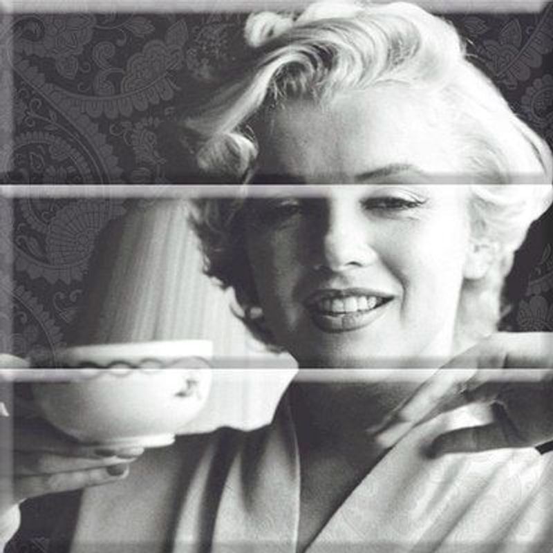 Керамическая плитка absolut keramika monocolor 10x30 Composicion Marylin XX 300х300
