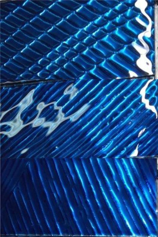 Мозаика onda nature glass Стекло Mix Nature Azul (1шт - 3 чипа) 75х450