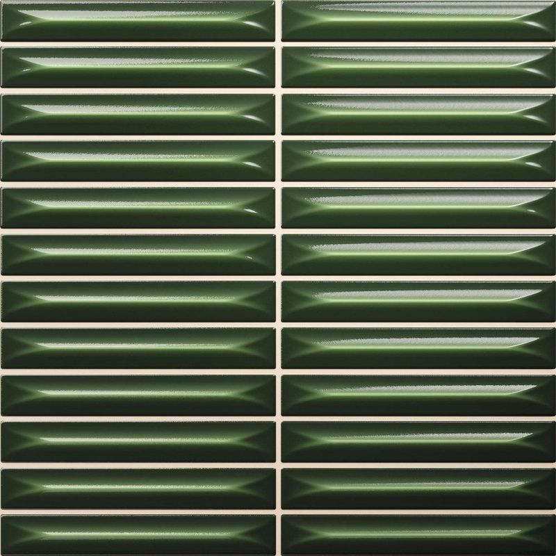 Керамическая плитка ceramica vilar albaro arrow Victorian Green 20х20 15х100