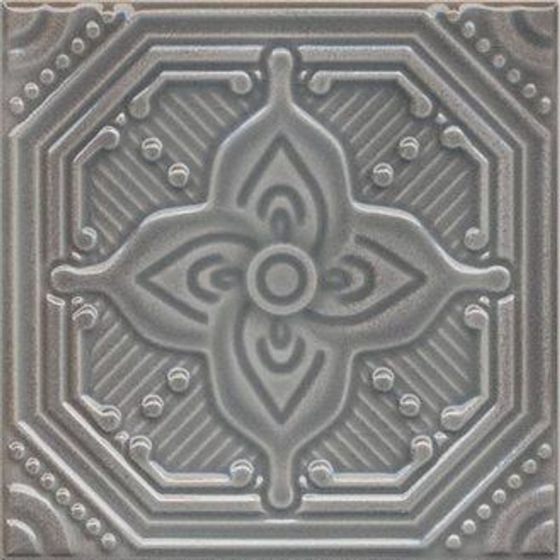 Декор kerama marazzi салинас серый 150х150
