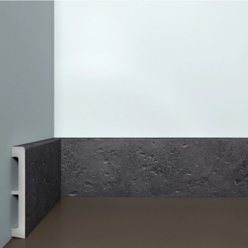 Плинтус BELLODECO XPS 29 Серый гранит Дюрополимер (100х15x2000) (14шт/уп) 15х100