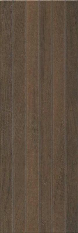 Керамическая плитка kerama marazzi семпионе коричневый темный структура XX 300х895 ректифицированный