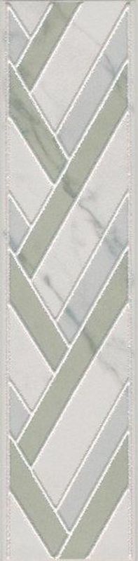 Бордюр kerama marazzi алькала белый 70х300