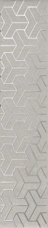 Бордюр kerama marazzi ломбардиа серый 54х250