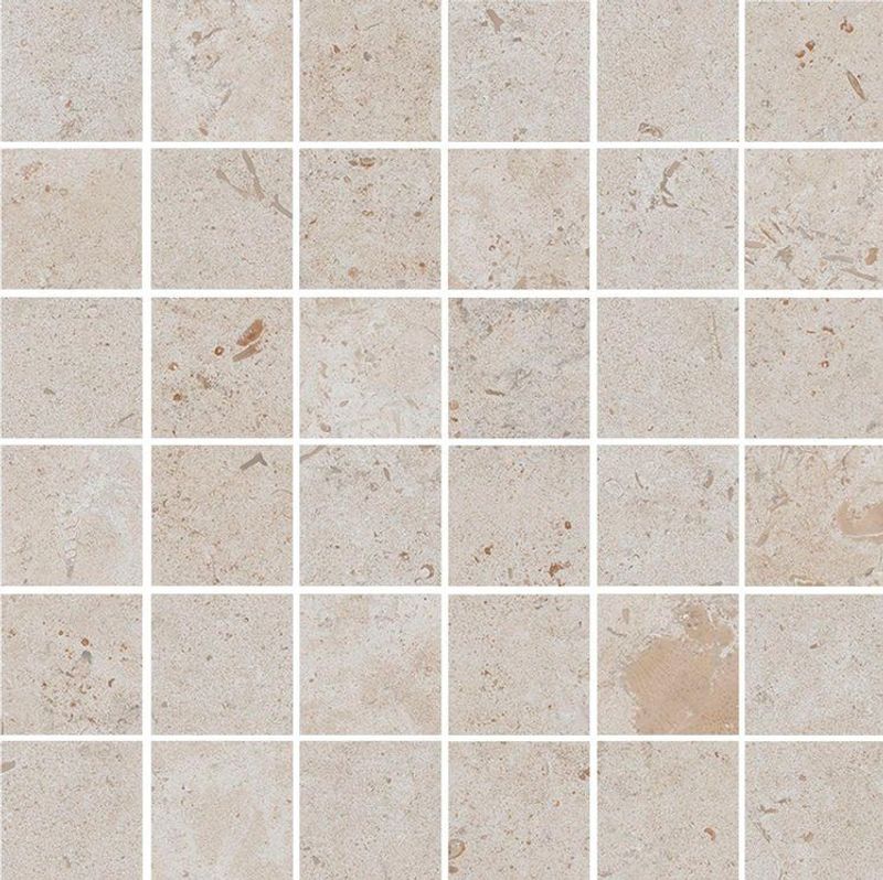 Декор kerama marazzi лаймстоун Про бежевый мозаичный 300х300 матовый
