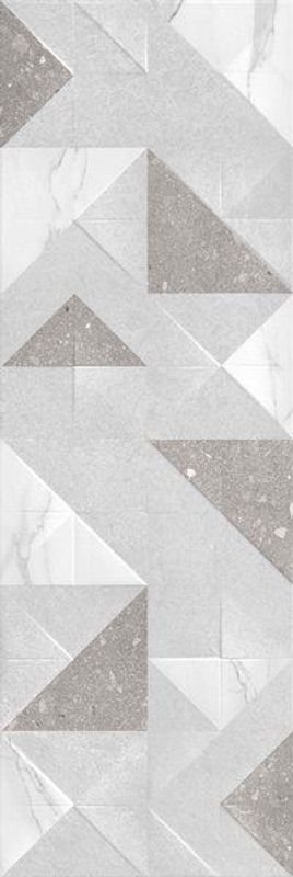 Керамическая плитка gracia ceramica origami grey wall 03 XXZZ 300х900