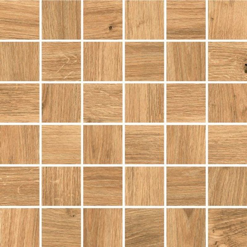 Мозаика CERSANIT Woodhouse / Вудхаус 29,7х59,8 коричневый 300х300 в уп. 10 шт., фото 1 из 3
