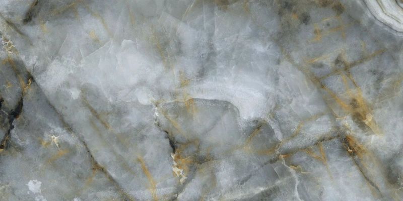 Керамогранит PRIMAVERA/IND Марбелла голубой PR236 1200х600х9 600х1200 в уп. 1,44 м² полированный