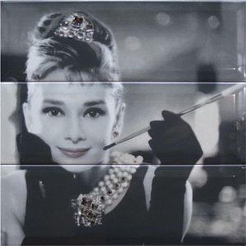 Керамическая плитка absolut keramika monocolor 10x30 Composicion Luxury Diamond XX 300х300
