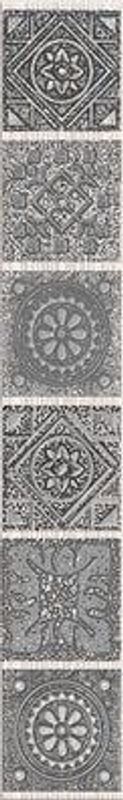 Бордюр azori grazia Grey Nefertiti 62х405