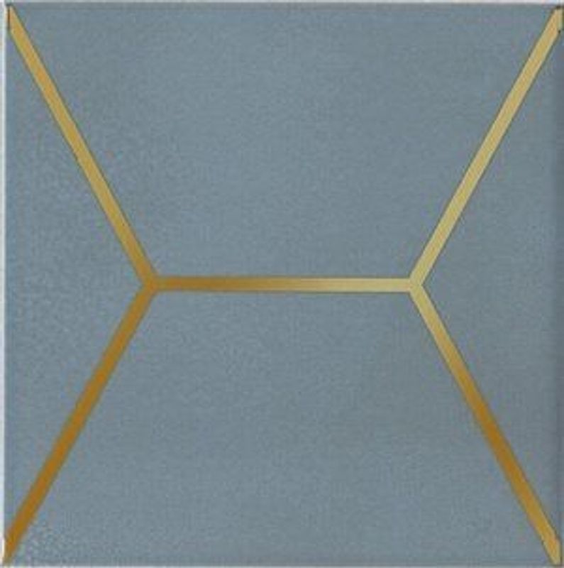 Декор kerama marazzi витраж голубой 150х150