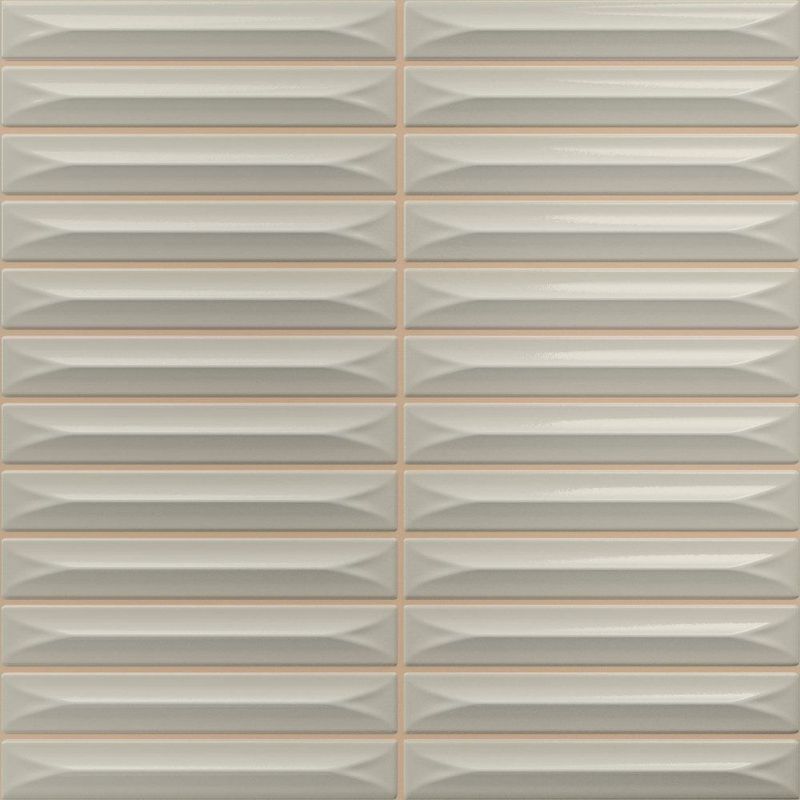 Керамическая плитка ceramica vilar albaro arrow Greige 20х20 15х100