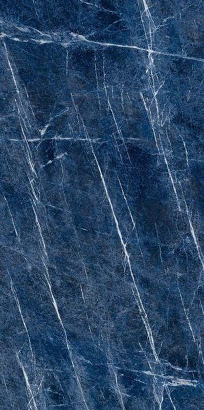 Крупноформатный керамогранит ariostea ultra marmi Sodalite Blu Lucidato (Shiny) Block A 6 mm 1500х3000