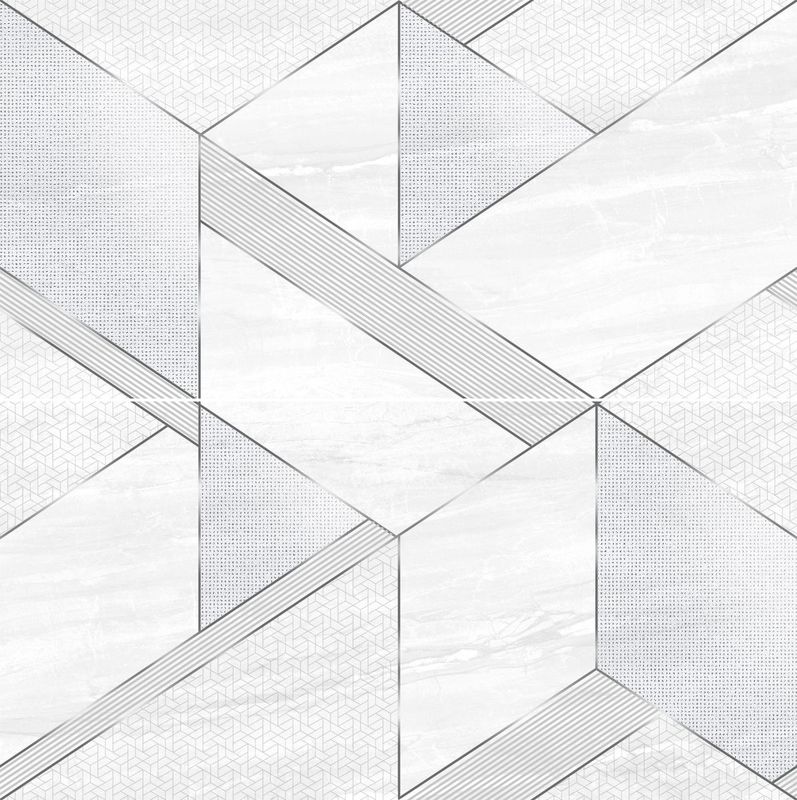 Панно AltaCera Интерни / Interni 250*500 Сильвер / Interni Silver S/2 500х500