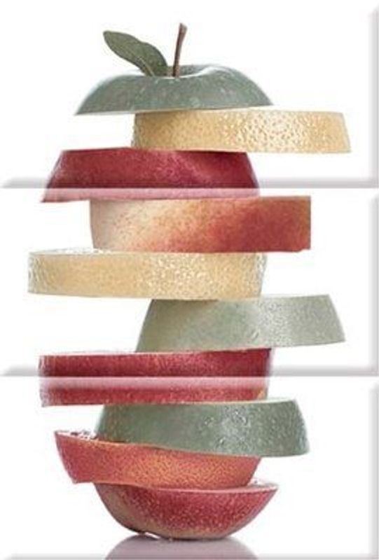 Мозаика absolut keramika monocolor 10x20 Composicion Fruit XX 200х300