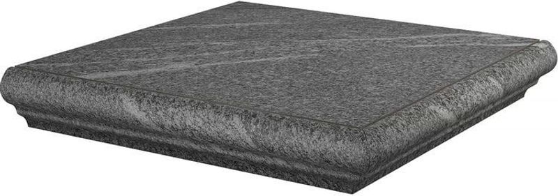 Ступень kerama marazzi бореале угловая серый тёмный 300х300